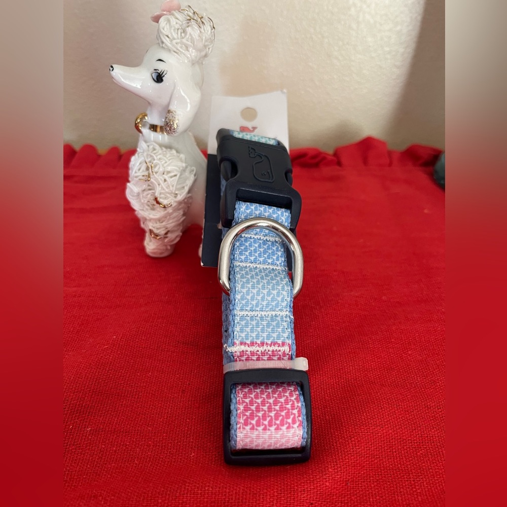 Vineyard Vines Patchwork Dog Collar for Target large
